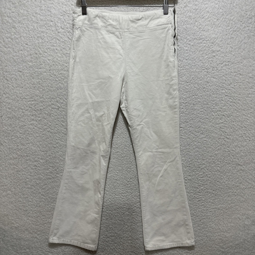 Free People In My Feelings Women's Size XS‎ Velvet Crop Slim Flare Pants Pockets